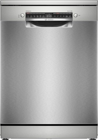 Bosch Serie 6 SMS6ZCI10E Lavastoviglie da libera installazione 14 coperti Acciaio spazzolato anti-impronta Classe B