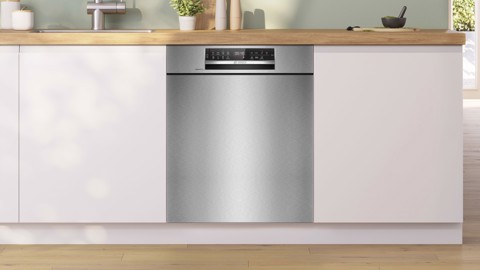 Bosch Serie 6 SMU6ECS12E Lavastoviglie da incasso sottopiano 60 cm Acciaio spazzolato Classe A