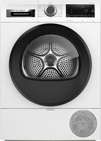 Bosch Serie 6 WQG233C0IT Asciugatrice a pompa di calore 8 kg Bianco