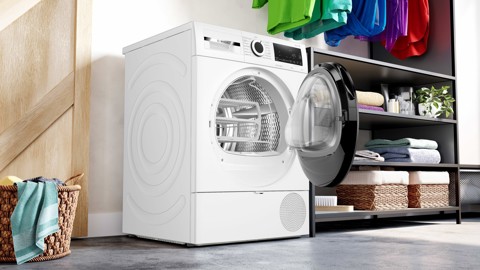 Bosch Serie 6 WQG233C0IT Asciugatrice a pompa di calore 8 kg Bianco