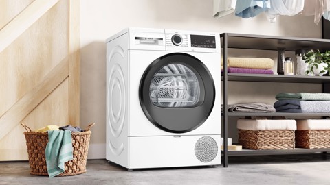 Bosch Serie 6 WQG233D1II asciugatrice Libera installazione Caricamento frontale 8 kg Bianco