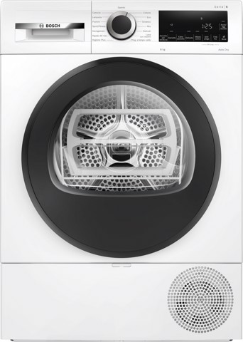 Bosch Serie 6 WQG233D1II asciugatrice Libera installazione Caricamento frontale 8 kg Bianco