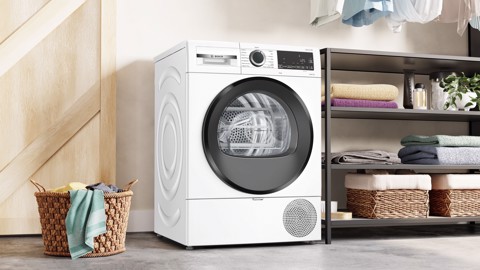 Bosch Serie 6 WQG233D1II asciugatrice Libera installazione Caricamento frontale 8 kg Bianco