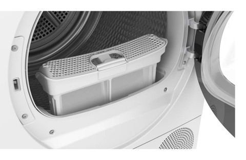 Bosch Serie 6 WQG243C0II Asciugatrice a pompa di calore 9 kg Bianco