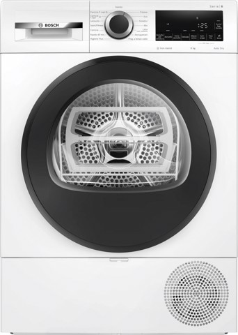 Bosch Serie 6 WQG243C0II Asciugatrice a pompa di calore 9 kg Bianco