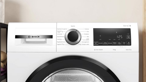 Bosch Serie 6 WQG243C0II Asciugatrice a pompa di calore 9 kg Bianco