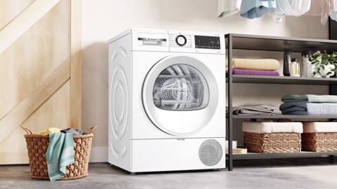 Bosch Serie 6 WQG243D6IT asciugatrice Libera installazione Caricamento frontale 9 kg Bianco