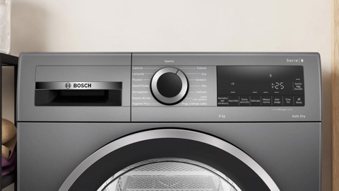 Bosch Serie 6 WQG243DRII Asciugatrice a pompa di calore 9 kg Antracite