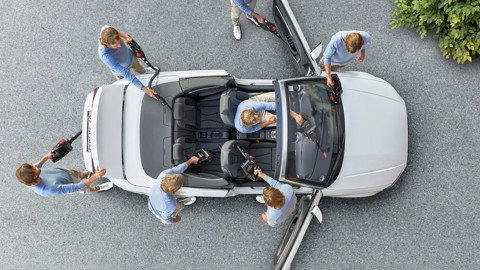 Bosch Serie 8 BCS82PWR25 scopa elettrica Aspirapolvere a bastone Batteria Secco Senza sacchetto 0,4 L Nero, Rosso 5 Ah