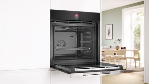 Bosch Serie 8 HBG7341B2 Forno multifunzione Air Fry Nero Classe A+