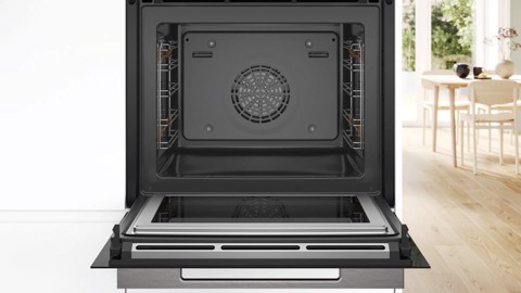 Bosch Serie 8 HMG7361B1 Forno combinato con microonde Air Fry Nero