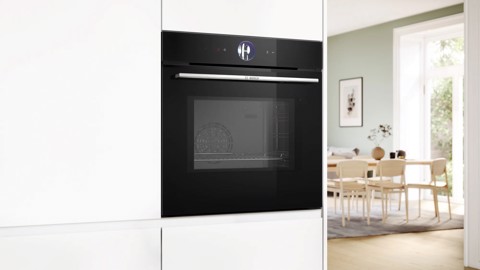 Bosch Serie 8 HMG7361B1 Forno combinato con microonde Air Fry Nero