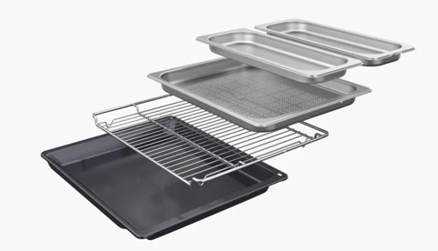 Bosch Serie 8 HSG7261B1 Forno a vapore Air Fry Nero Classe A+
