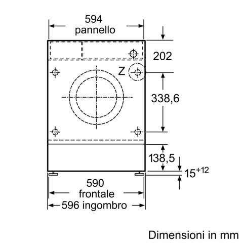 Bosch Serie 8 WIW28542EU lavatrice Caricamento frontale 8 kg 1400 Giri/min Bianco