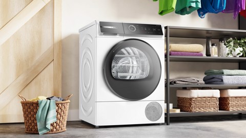 Bosch Serie 8 WQB245B0IT Asciugatrice a pompa di calore 9 kg Bianco