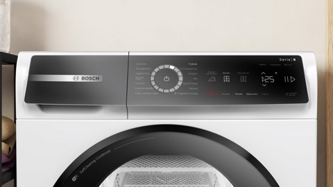 Bosch Serie 8 WQB245B0IT Asciugatrice a pompa di calore 9 kg Bianco