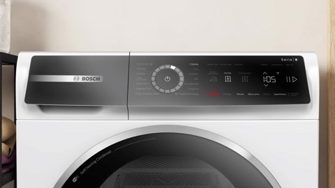 Bosch Serie 8 WQB246C0II Asciugatrice a pompa di calore 9 kg Bianco