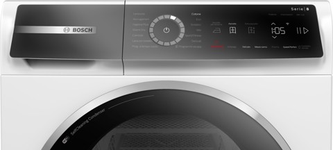 Bosch Serie 8 WQB246D0II asciugatrice Libera installazione Caricamento frontale 9 kg Bianco
