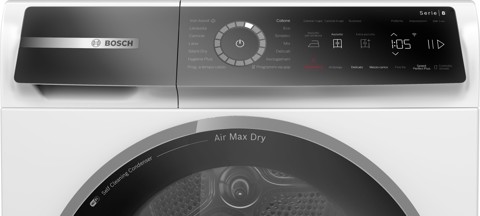 Bosch Serie 8 WRB247C0IT Asciugatrice a pompa di calore 9 kg Bianco