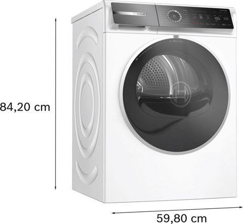 Bosch Serie 8 WRB247C0IT Asciugatrice a pompa di calore 9 kg Bianco
