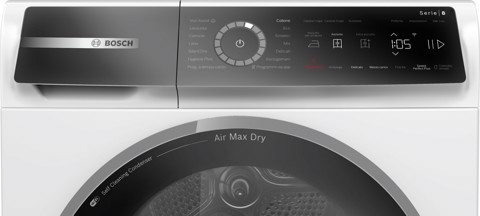 Bosch Serie 8 WRB247C0IT Asciugatrice a pompa di calore 9 kg Bianco