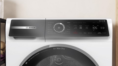 Bosch Serie 8 WRB247C0IT Asciugatrice a pompa di calore 9 kg Bianco