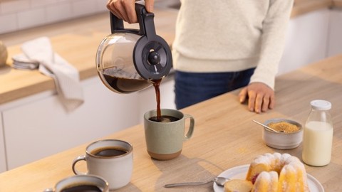 Bosch TKA3M134 macchina per caffè Macchina da caffè con filtro 1,25 L