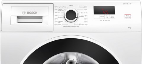 Bosch WGE03201IT Serie 2 Lavatrice a carica frontale 8kg 1200g/min Bianco A