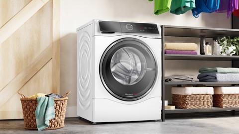 Bosch WNC254A0IT lavasciuga Libera installazione Caricamento frontale Bianco D