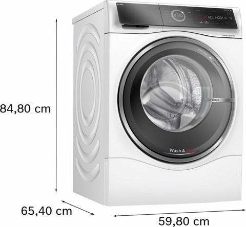 Bosch WNC254A0IT Serie 8 Lavasciuga 10.5/6 kg 1400g/min Bianco Classe D/A