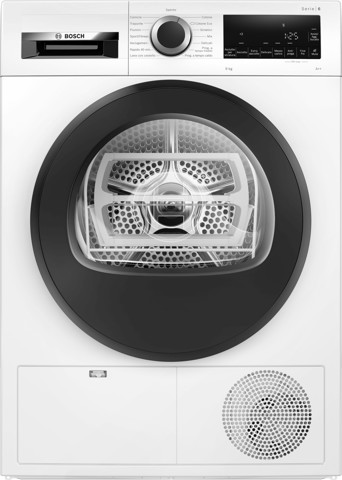 Bosch WQG24100IT Serie 6 Asciugatrice a pompa di calore 9 kg Bianco