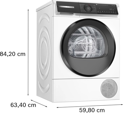Bosch WQH245A0IT Serie 6 Asciugatrice a pompa di calore 9 kg Bianco