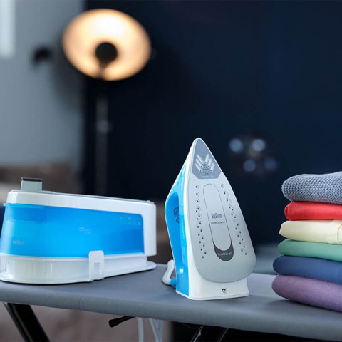 Braun CareStyle 1 IS 1012 BL 2400 W 1,5 L Ceramica Blu, Bianco