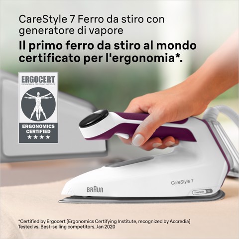 Braun CareStyle 7 Ferro da stiro con caldaia IS7266VI