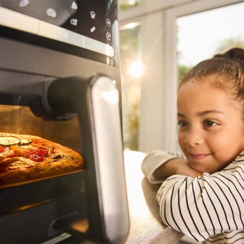 Braun HF 5075 Singolo Indipendente 2000 W Friggitrice ad aria calda Nero, Grigio