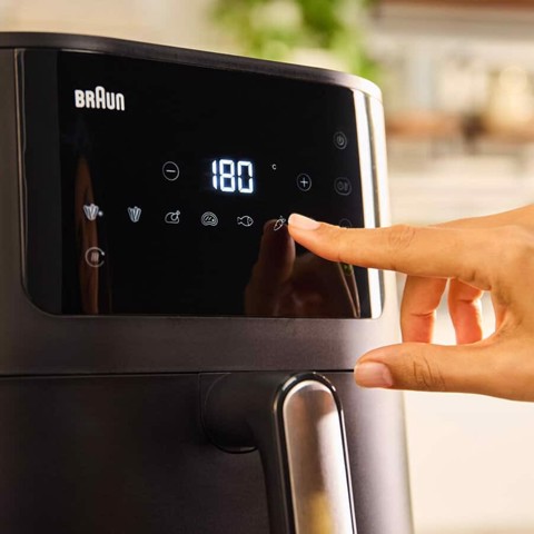 Braun MultiFry 5 HF 5034I Singolo 6 L Indipendente 1700 W Friggitrice ad aria calda Nero
