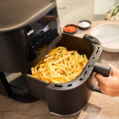 Braun MultiFry 5 HF 5034I Singolo 6 L Indipendente 1700 W Friggitrice ad aria calda Nero