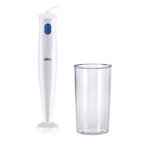 Braun MultiQuick 1 - Minipimer, Frullatore a immersione, 450W, Bianco (MQ10.001PWH)
