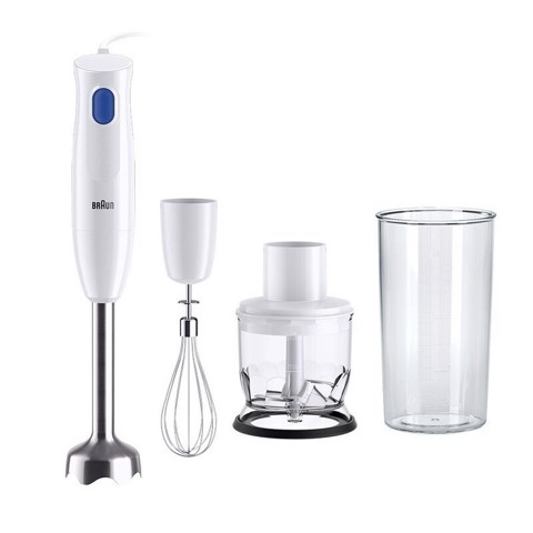 Braun MultiQuick 1 MQ10.202M WH 0,6 L Frullatore ad immersione 450 W Acciaio inox, Bianco