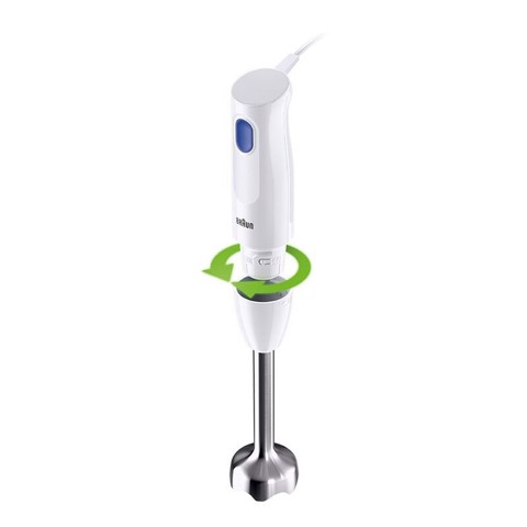 Braun MultiQuick 1 MQ10.202M WH 0,6 L Frullatore ad immersione 450 W Acciaio inox, Bianco