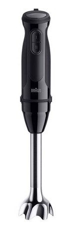 Braun MultiQuick 3 - Minipimer, Frullatore a immersione, con Tritatutto, 700W, Nero (MQ.30201M)