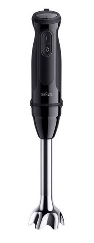Braun MultiQuick 5 - Minipimer, Frullatore a immersione, con Tritatutto, 1000W, Nero (MQ.50202M)