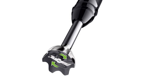 Braun MultiQuick 5 Pro - Minipimer, Frullatore a immersione, con Tritatutto, 1000W, Nero (MQ55254M)