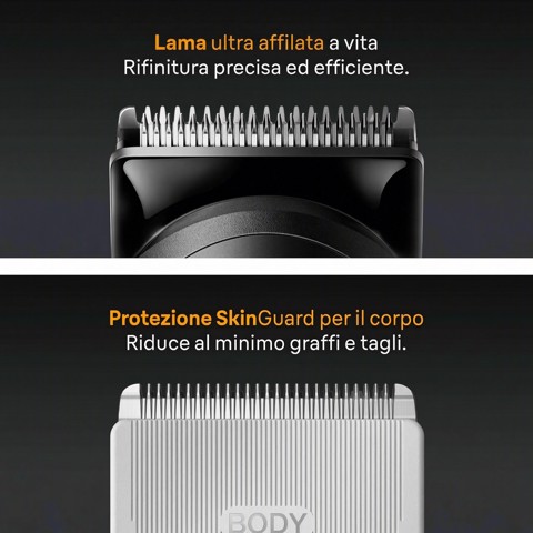 Braun Rifinitore All-in-One Series 5 9in1, Lama Ultra Affilata, Tecnologia SkinGuard, AIO5540, Nero