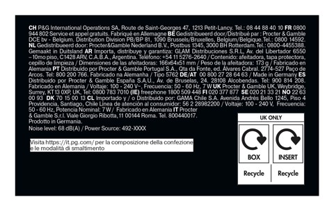 Braun Series 5 52-B1000s Rasoio Nero