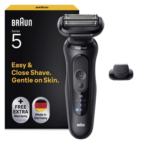 Braun Series 5 52-N1200S Rasoio Trimmer Nero