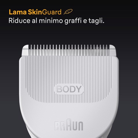 Braun Series 5 Rasoio Elettrico Corpo Uomo , +6 Strumenti Di Rasatura, Impermeabile, BG5550, Grigio