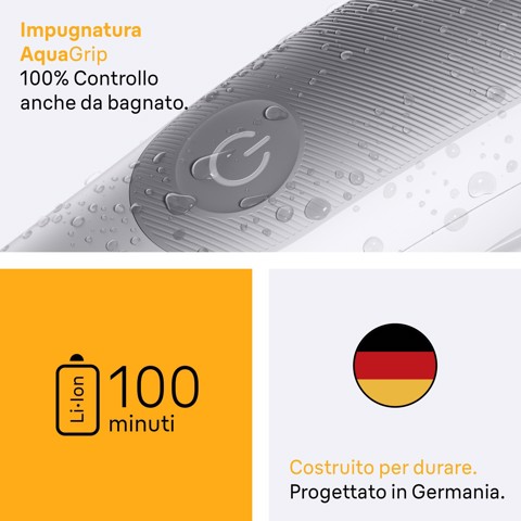 Braun Series 5 Rasoio Elettrico Corpo Uomo , +6 Strumenti Di Rasatura, Impermeabile, BG5550, Grigio
