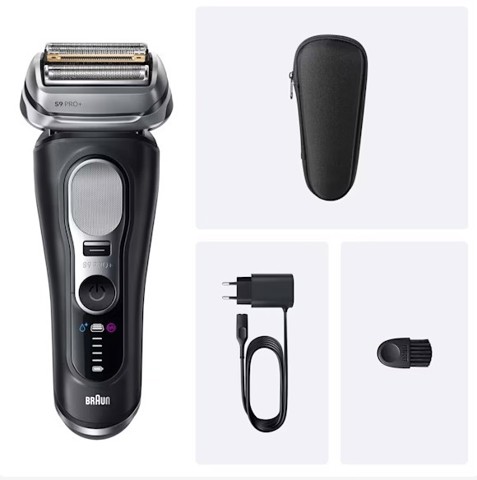 Braun Series 9 Pro+ 9600s Rasoio Trimmer Nero