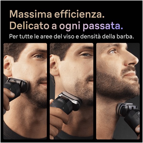 Braun Series 9 PRO+ Rasoio Elettrico, Pro SensoAdapt, 60 min, 9600S, Nero